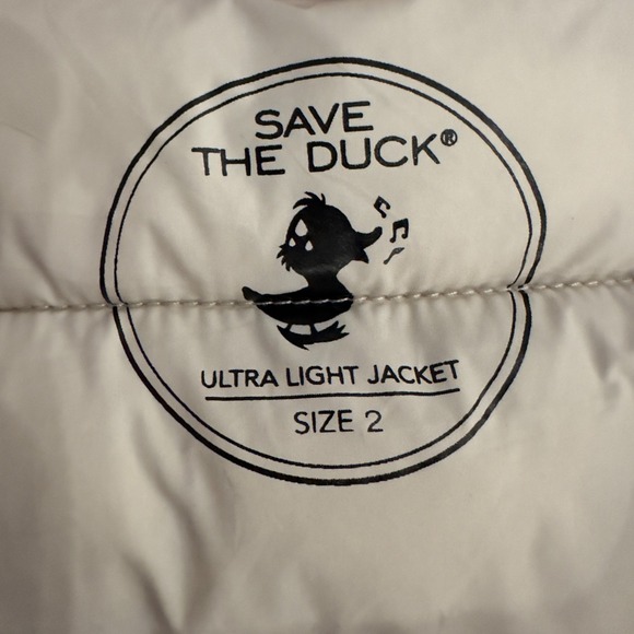 Save The Duck Women's Puffer Jacket-Plumtech Down Alternative-Blush Pink-Size 2 - Picture 6 of 16